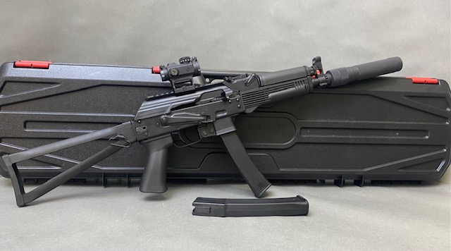 Kalashnikov USA KR9S KR-9  9mm Luger 16.25" 30+1 Black Black Side Folding Stock Black Polymer + (2) 30 Round Magazines + Sig Romeo MSR 2 MOA Red Dot & Mount (FREE Shipping)